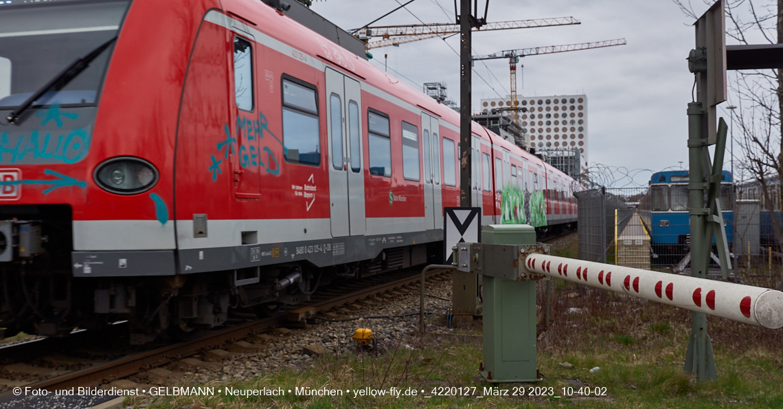 29.03.2023 - Baustelle REVO und Umgebung in Neuperlach